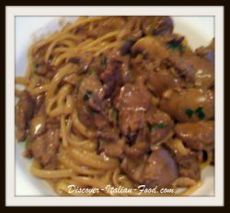 Linguini with chicken liver sauce