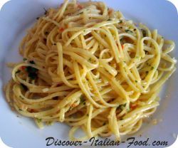 Spaghetti aglio e olio