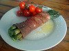 Aparagus wrapped in Parma Ham